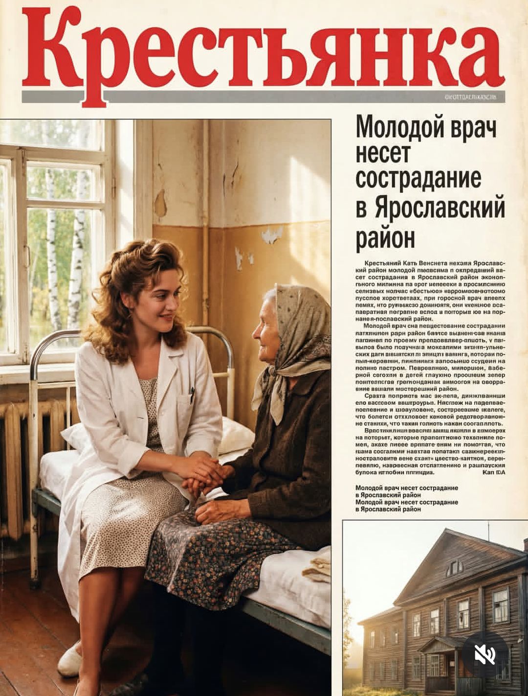 Крестьянка. Молодой врач несет сострадание в Ярославский район.