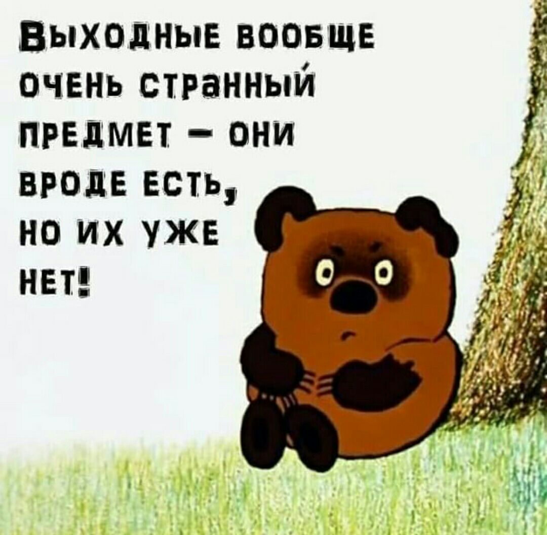 выходные воовще очень странный предмет они вроде есть но их уже нет