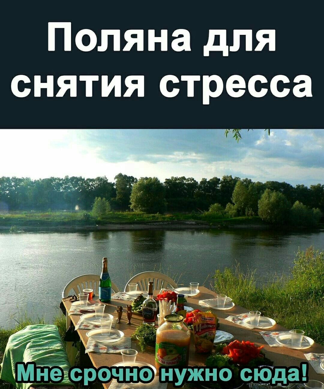 Поляна для снятия стресса