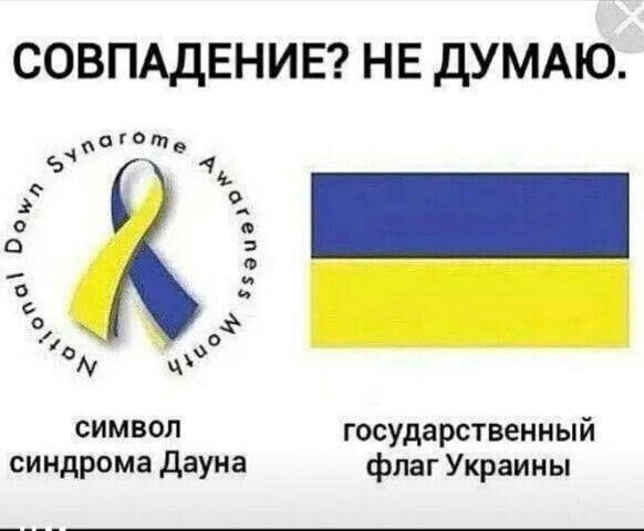 СОВПАДЕНИЕ НЕ ДУМАЮ е 9 е 14 о о Ёе вХх ь дапэ СИМВОЛ государствениый синдрома Дауна флаг Украины
