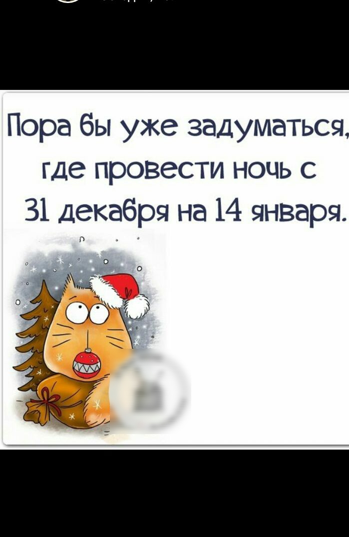 Пора бы уже задуматься где провести ночь с 31 декабря на 14 января