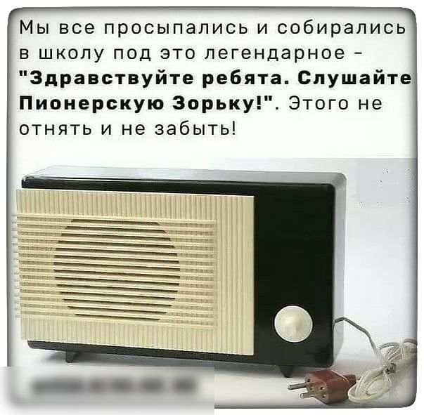 Мы все просыпапись и собирались в школу под это легендарное Здравствуйте ребята Слушайте Пионерскую Зорьку Этого не отнять и не забыть