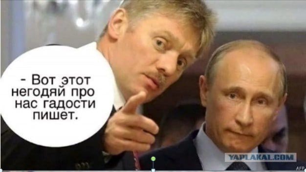 Вот этот негодяй про нас гадости пишет