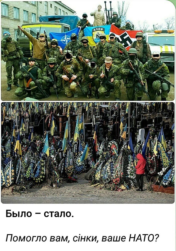 Было стало Помогло вам сінки ваше НАТО