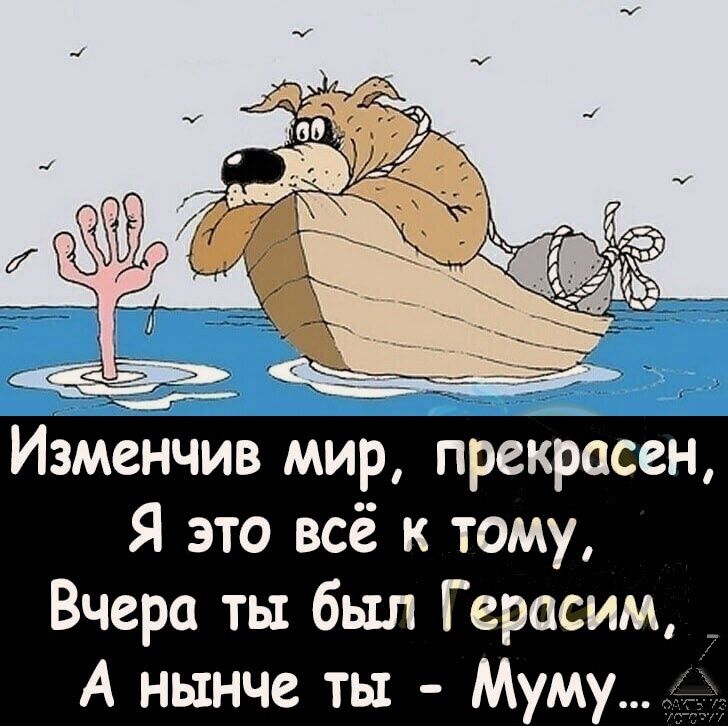 Зачем утопили муму