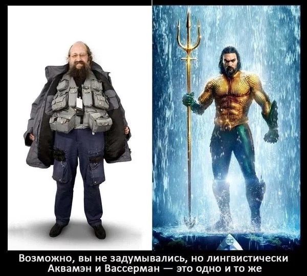 Возможно вы не задумывались но лингвистичесии Ахваман и Вассерман это одно и то же