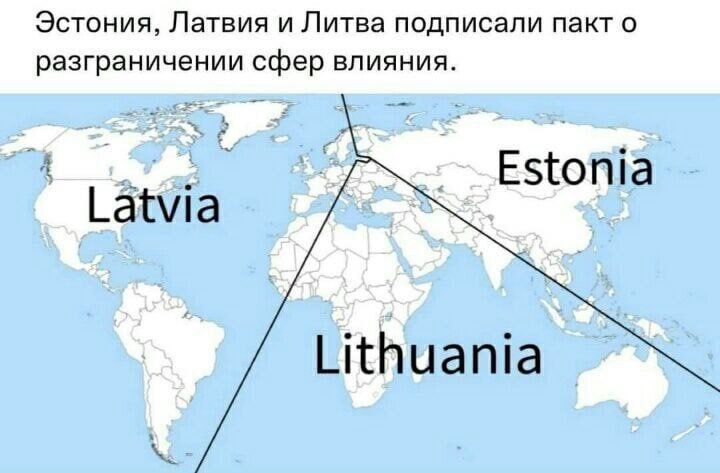 Эстония Латвия и Литва подписали пакт о разграничении сфер влияния Еэгопіа ШЬиапіа