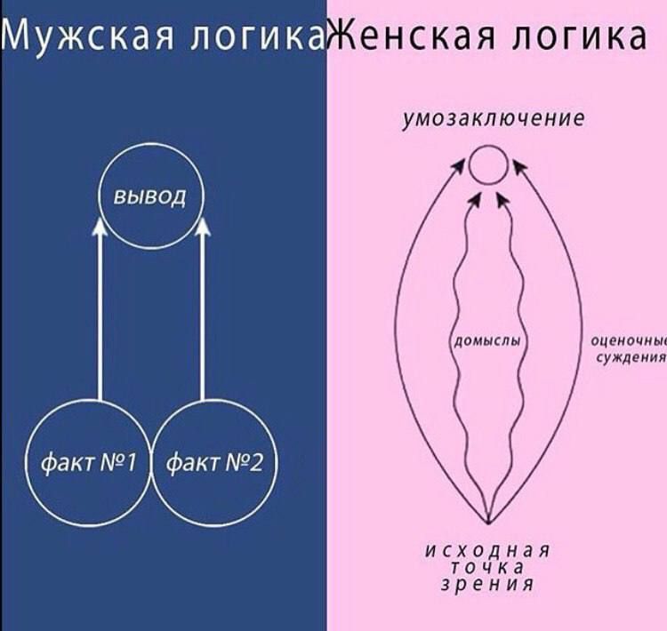 МУЖСКЭЯПОГИКЖ енскаяпогика умозаключение 0 жд аК икхаднлл точка зрения