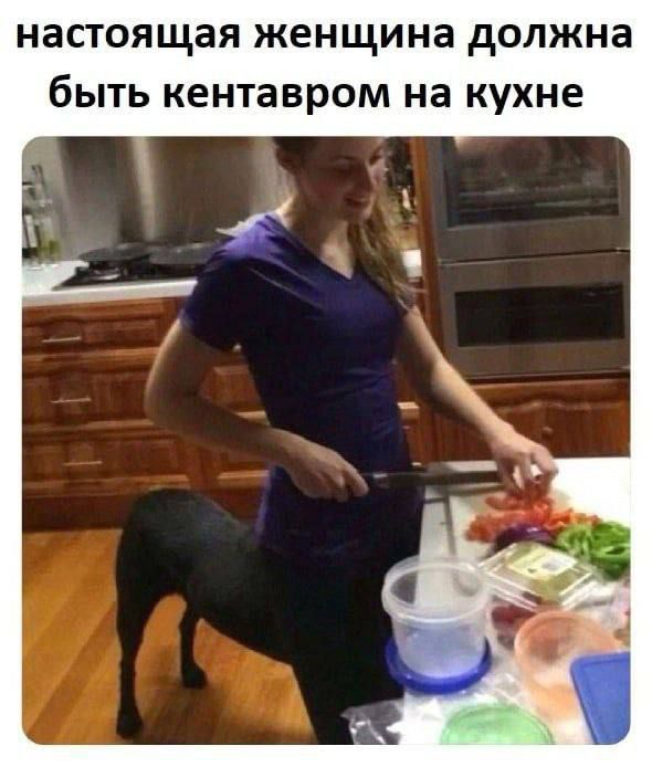 НЗСТОЯЩЗЯ женщина должна бЫТЬ КЕНТЭВРОМ на КУХНЕ