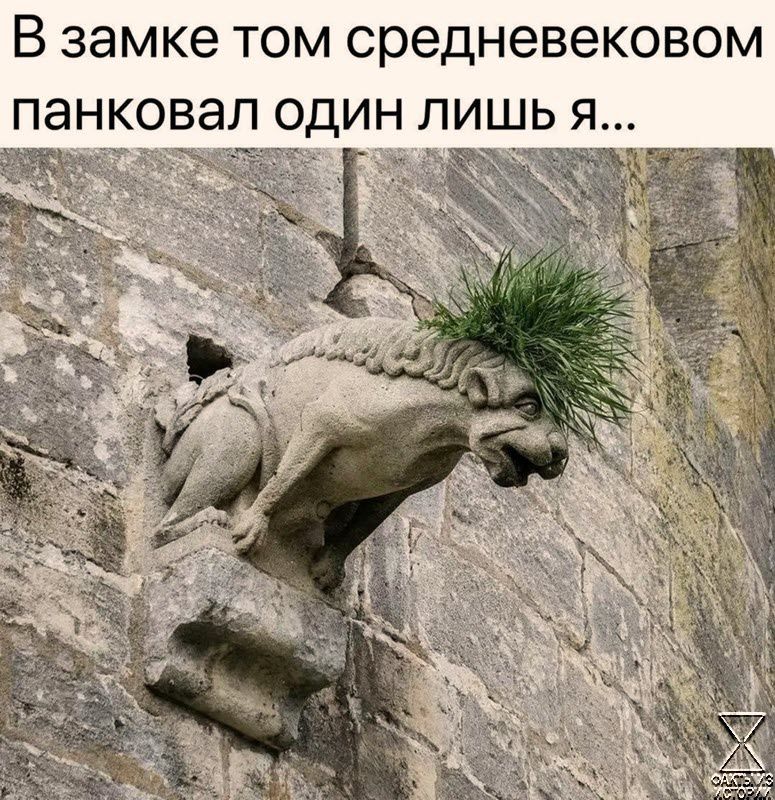 В замке том средневековом панковал один лишь я