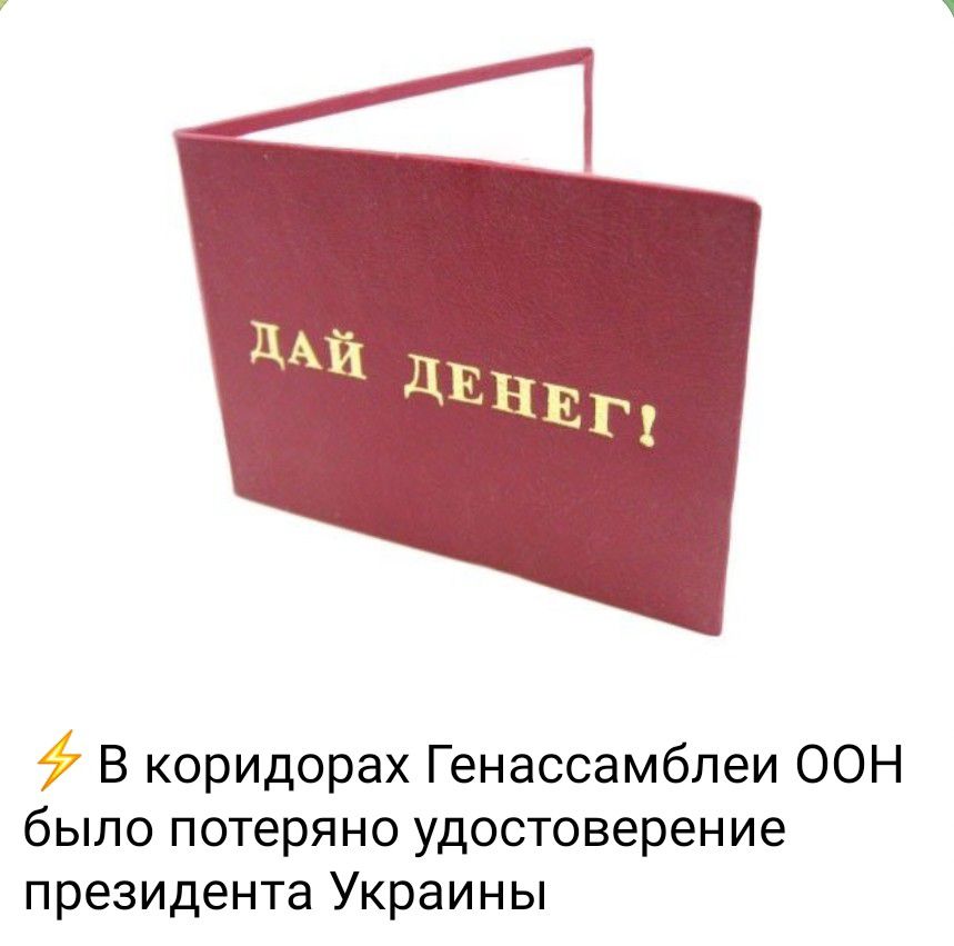 В коридорах Генассамблеи ООН было потеряно удостоверение президента Украины