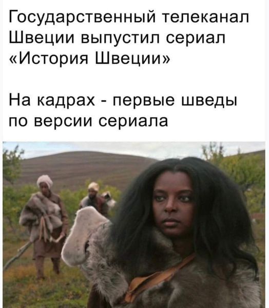 Государственный телеканал Швеции выпустил сериал История Швеции На кадрах первые шведы по версии сериала