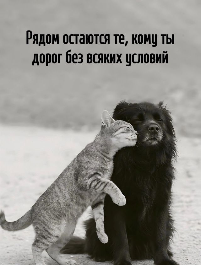 Рядом остаются те, кому ты дорог без всяких условий