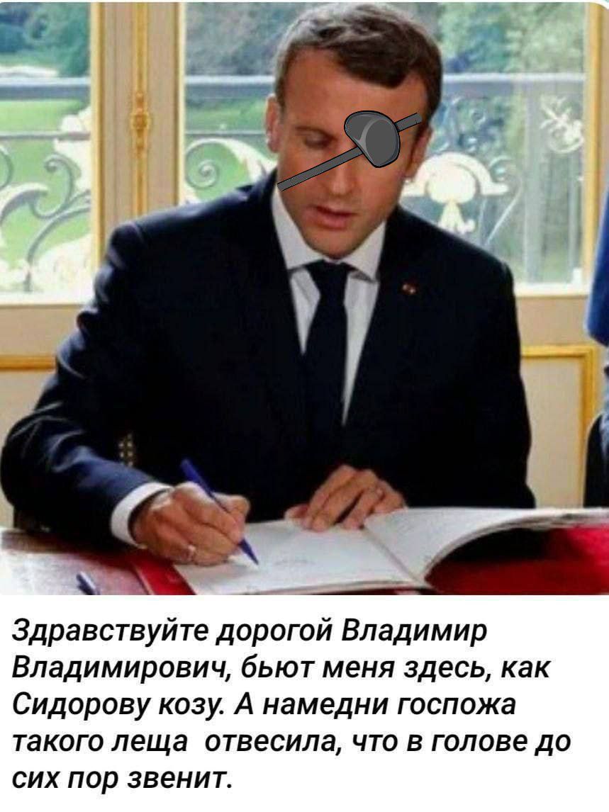 Здравствуйте дорогой Владимир Владимирович, бьют меня здесь, как Сидорову козу. А ватмени госпожа такого леща отвесила, что в голове до сих пор звенит.
