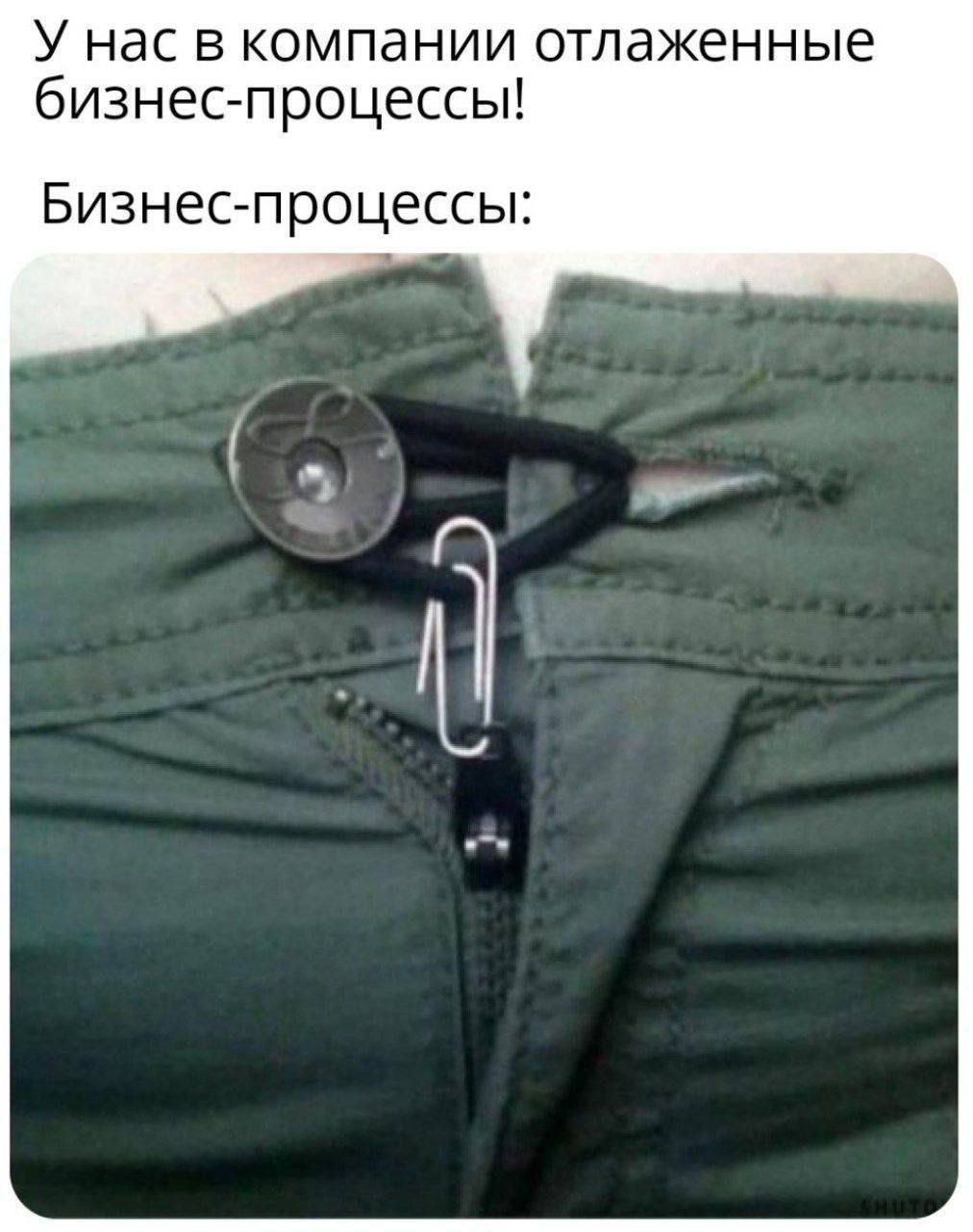 У нас в компании отлаженные бизнес-процессы!
Бизнес-процессы: