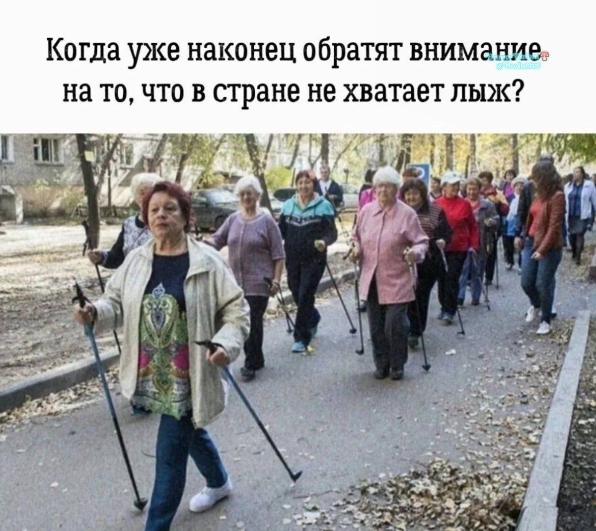 Когда уже наконец обратят внимание на то, что в стране не хватает лыж?