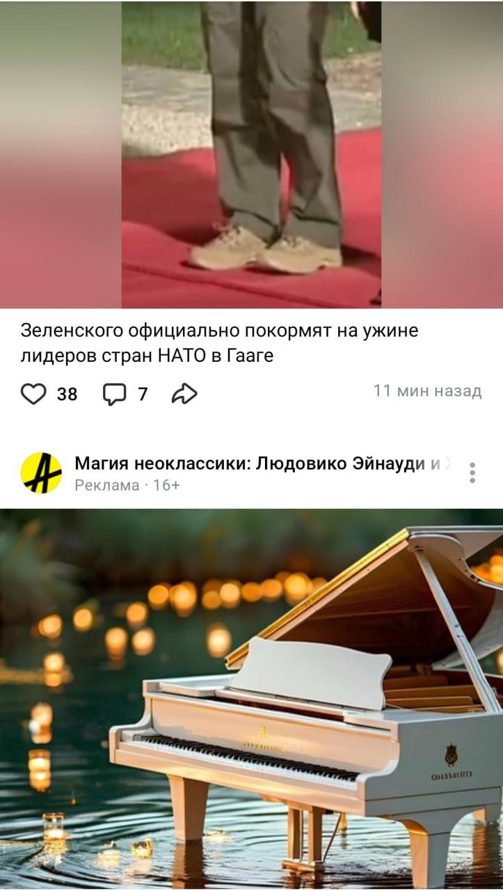 Зеленского официально покормят на ужине лидеров стран НАТО в Гааге
11 мин назад