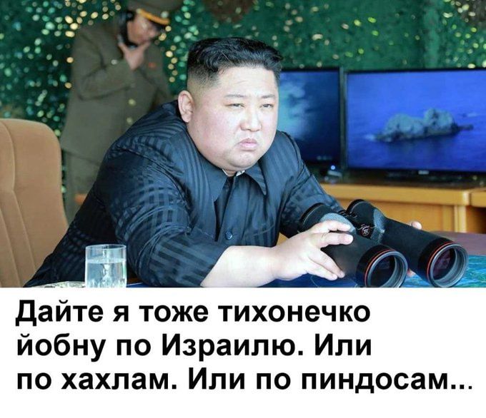 Дайте я тоже тихонечко ёбну по Израилю. Или по хахлам. Или по пиндосам...
