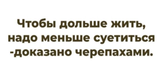 Чтобы дольше жить, надо меньше суетиться - доказано черепахами.