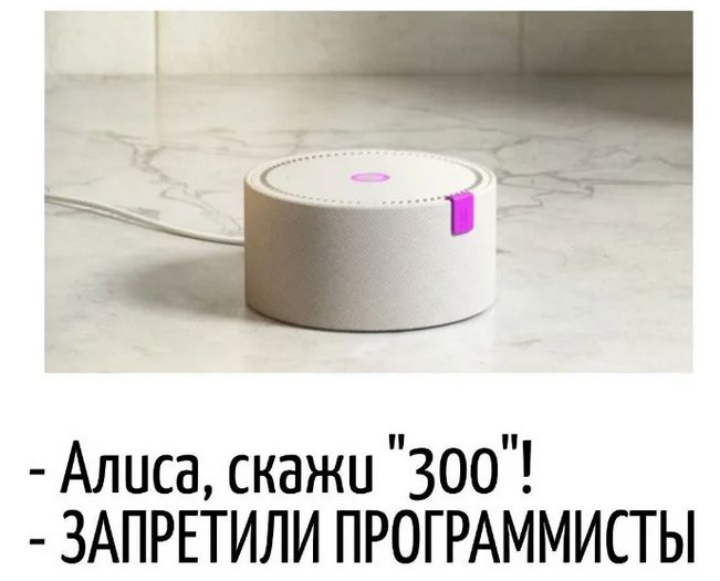 - Алиса, скажи 