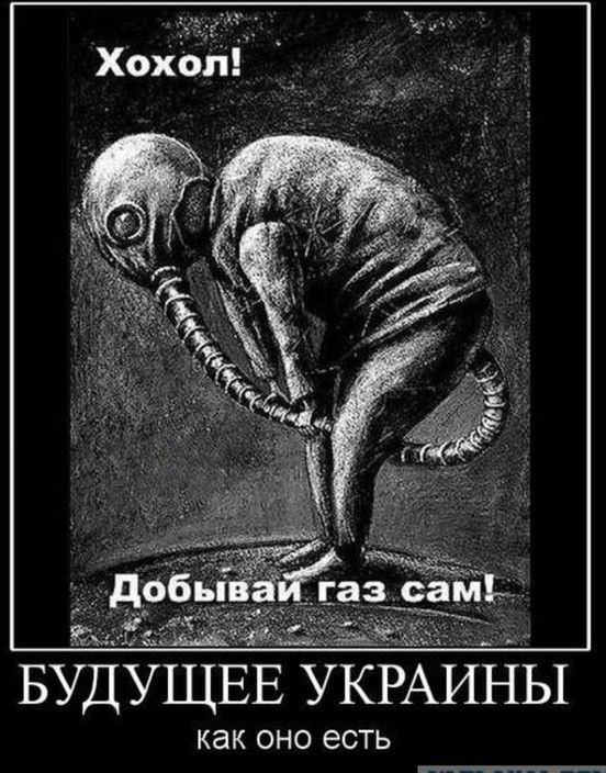 Хохол! Добивай газ сам! БУДУЩЕЕ УКРАИНЫ как оно есть