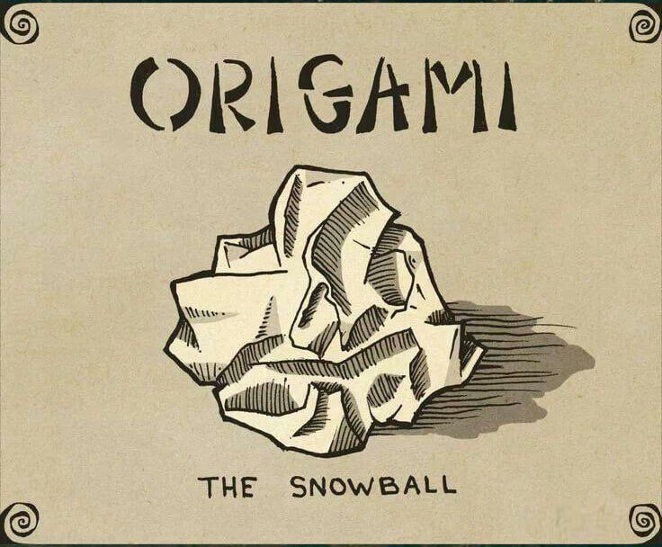 ORIGAMI
THE SNOWBALL