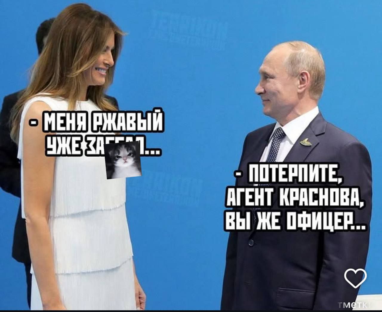 – Меня рыжий уже загрел?…
– Погодите, агент Краснова, вы же офицер…