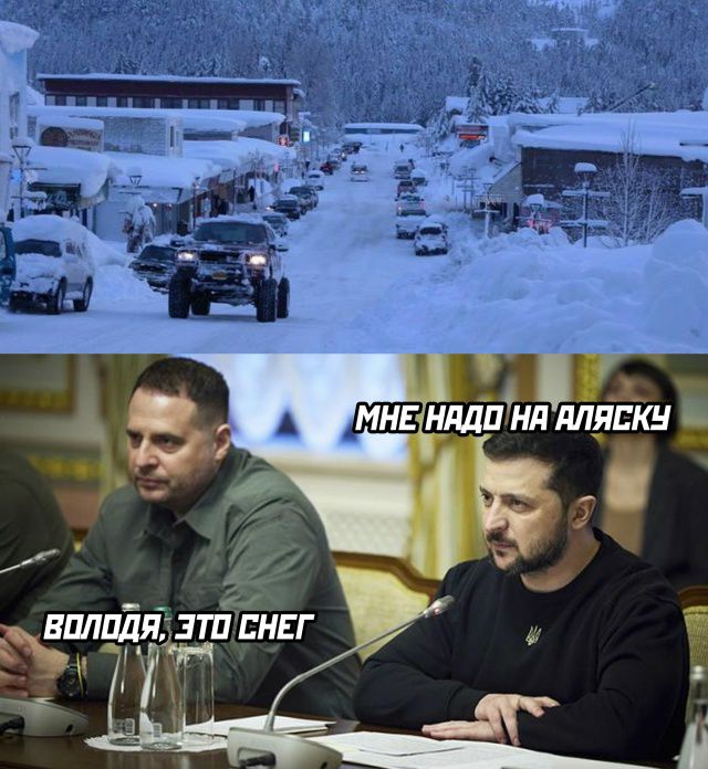 МНЕ НАДО НА АЛЯСКУ
ВОЛОДЯ, ЭТО ШЕГ