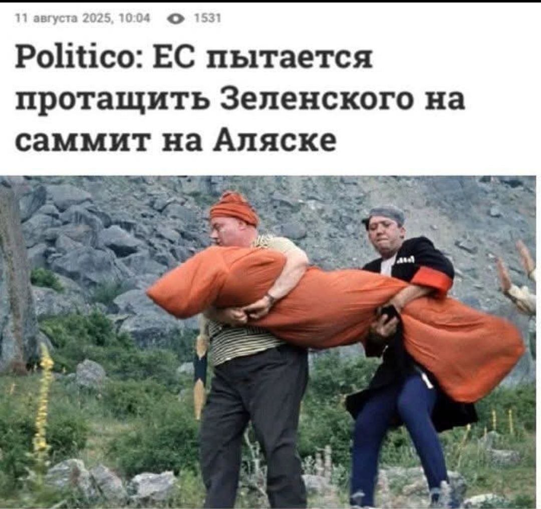 Politico: ЕС пытается протащить Зеленского на саммит на Аляске