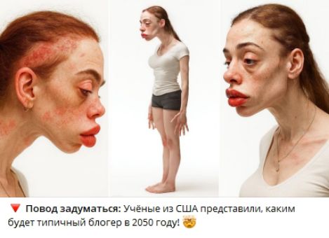 Учёные из США представили, каким будет типичный блогер в 2050 году!