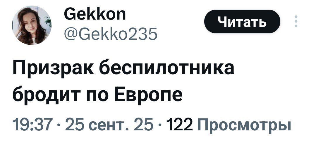 Призрак беспилотника бродит по Европе