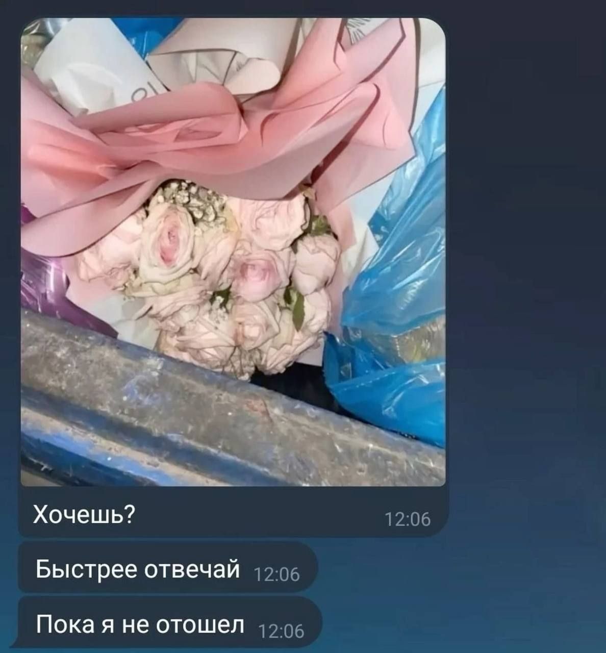 Хочешь?\nБыстрее отвечай\nПока я не отошел
