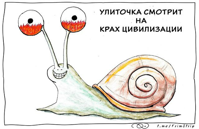 УЛИТОЧКА СМОТРИТ НА КРАХ ЦИВИЛИЗАЦИИ