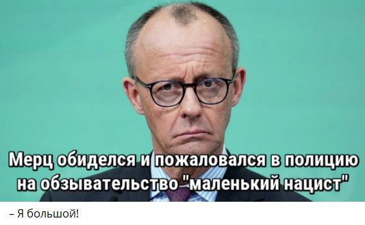 Мерц обиделся и пожаловался в полицию на обзывательство «маленький нацист» — Я большой!