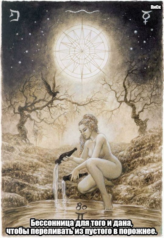 Бессонница для того и дана, чтобы переплавлять из пустого в порожнее.
