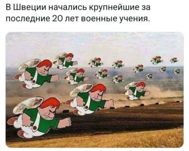 в Швеции начались крупнейшие за последние 20 лет военные учения.
