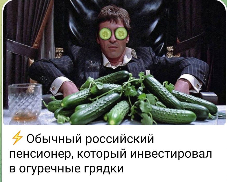 ⚡ Обычный российский пенсионер, который инвестировал в огуречные грядки