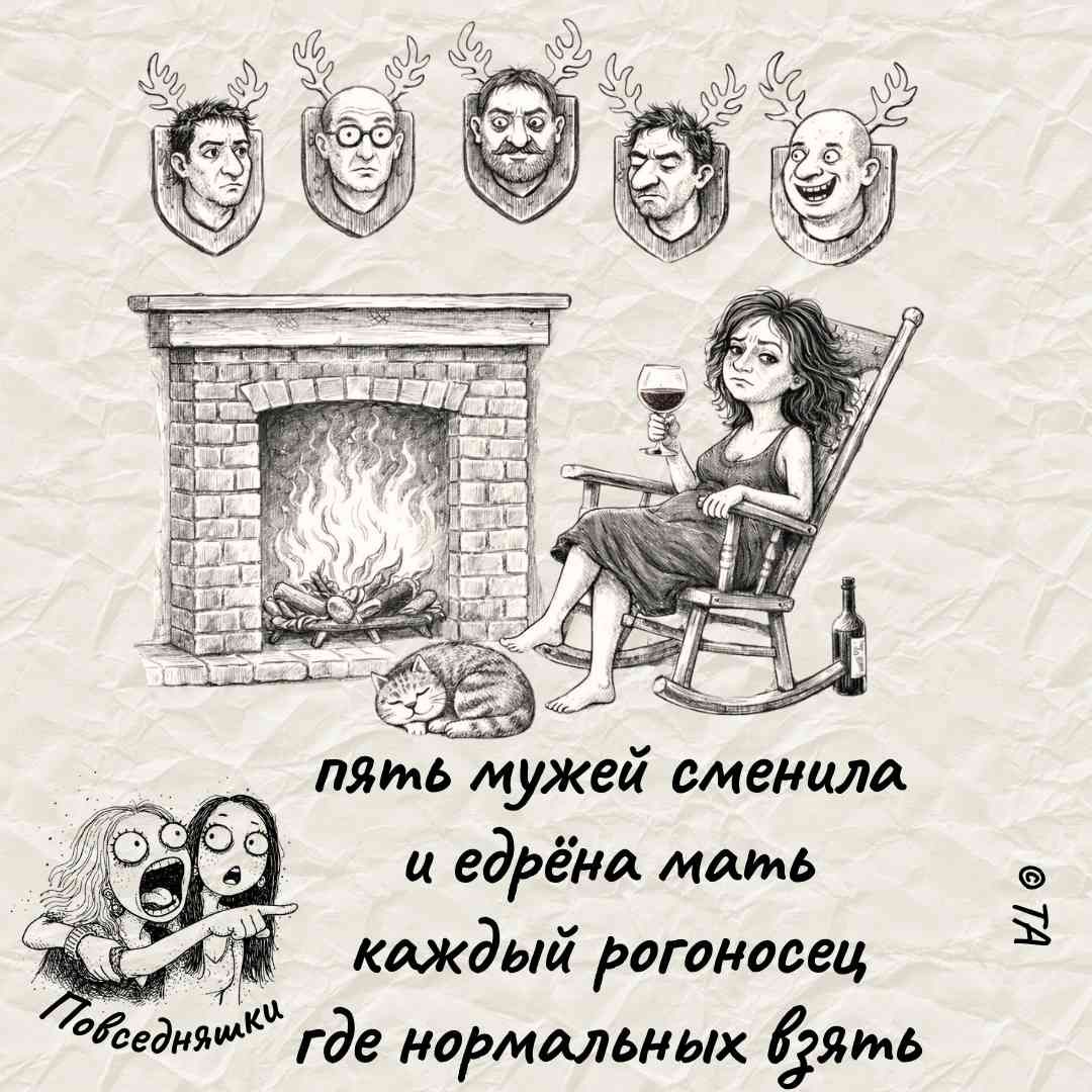 пять мужей сменила и ёдрёна мать каждый рогоносец где нормальных взять