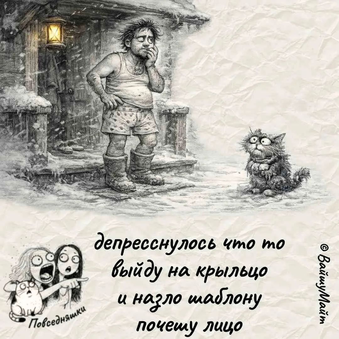 депресснулось что то выйду на крыло и нагло шаблон почесу лицо