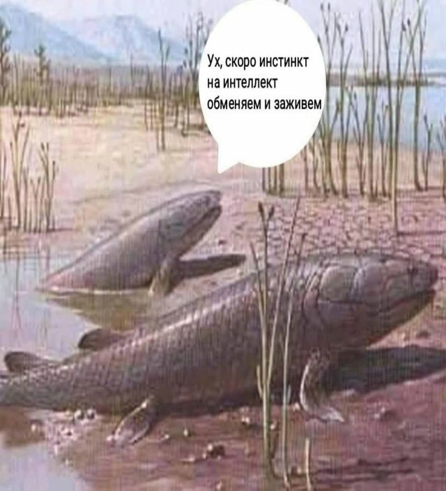 Ух, скоро инстинкт на интеллект обменяем и заживем