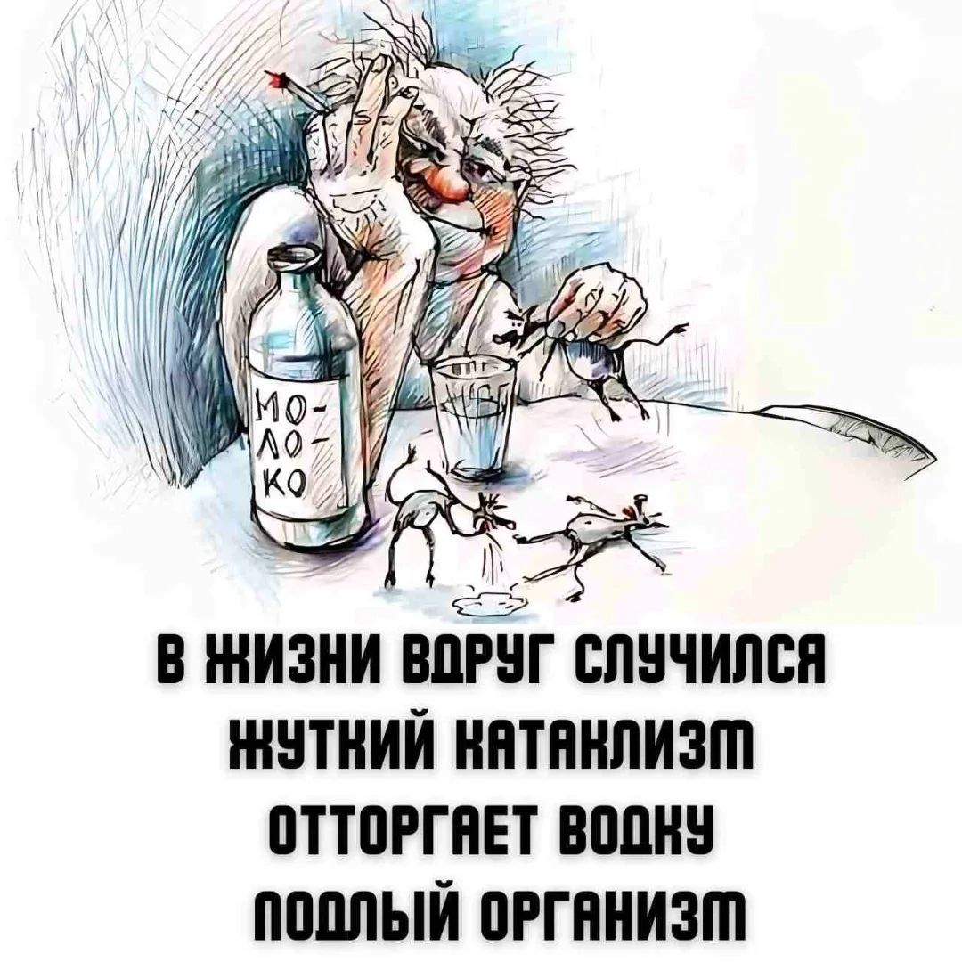 В ЖИЗНИ ВДРУГ СЛУЧИЛСЯ ЖУТКИЙ НАТАКЛИЗМ ОТТОГРЕТ ВОДКУ ПОЛОВЫЙ ОРГАНИЗМ