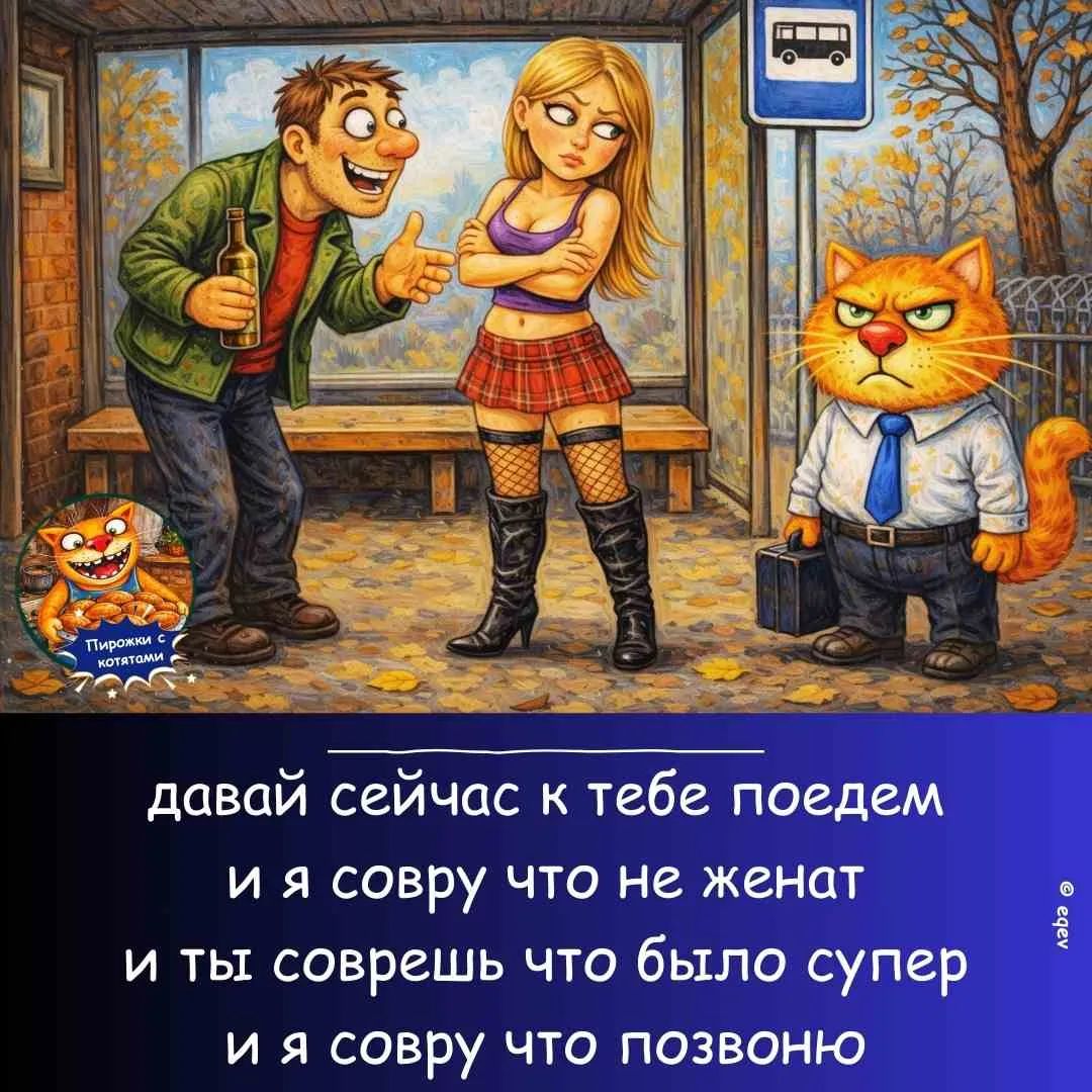 давай сейчас к тебе поедем и я совру что не женат и ты соврешь что было супер и я совру что позвоню