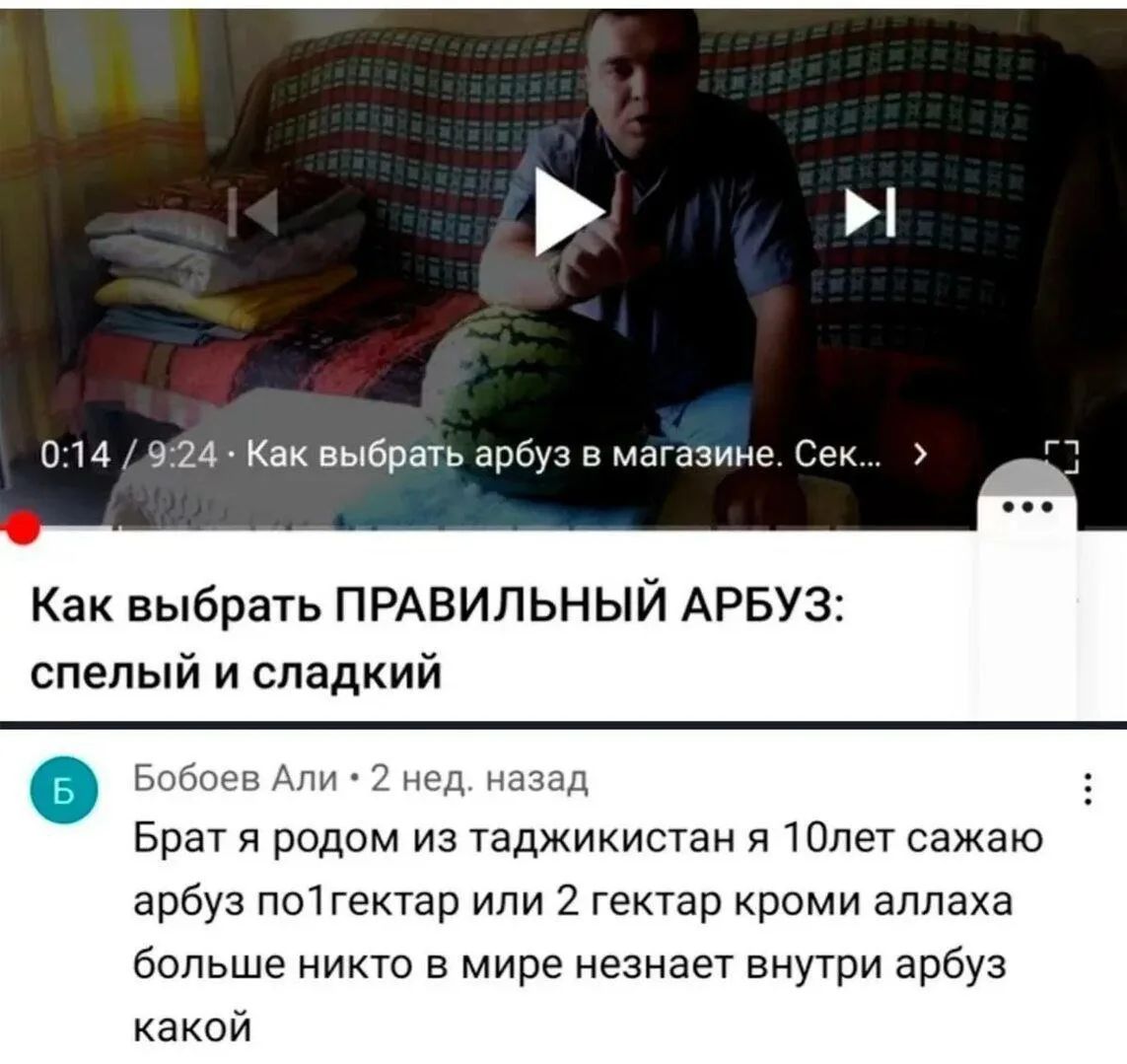 Как выбрать арбуз в магазине. Сек... Как выбрать ПРАВИЛЬНЫЙ АРБУЗ: спелый и сладкий. Брат я родом из таджикистан я 10лет сажаю арбуз по1гектар или 2 гектар кроми аллаха больше никто в мире незнает внутри арбуз какой