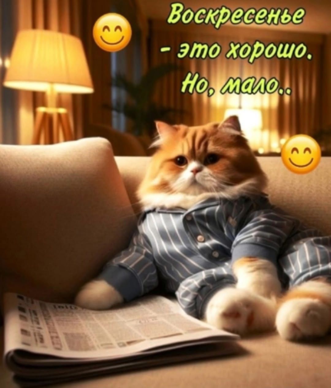 Воскресенье - это хорошо. Но, мало..