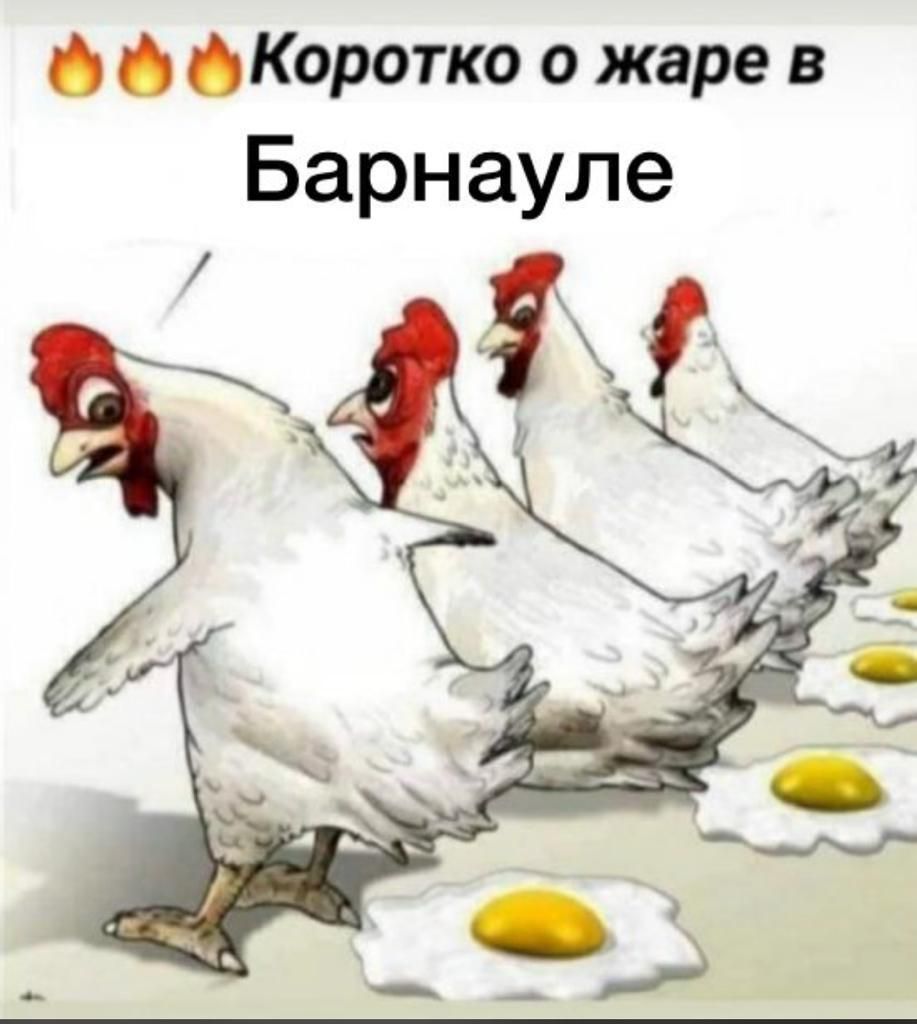 Коротко о жаре в Барнауле