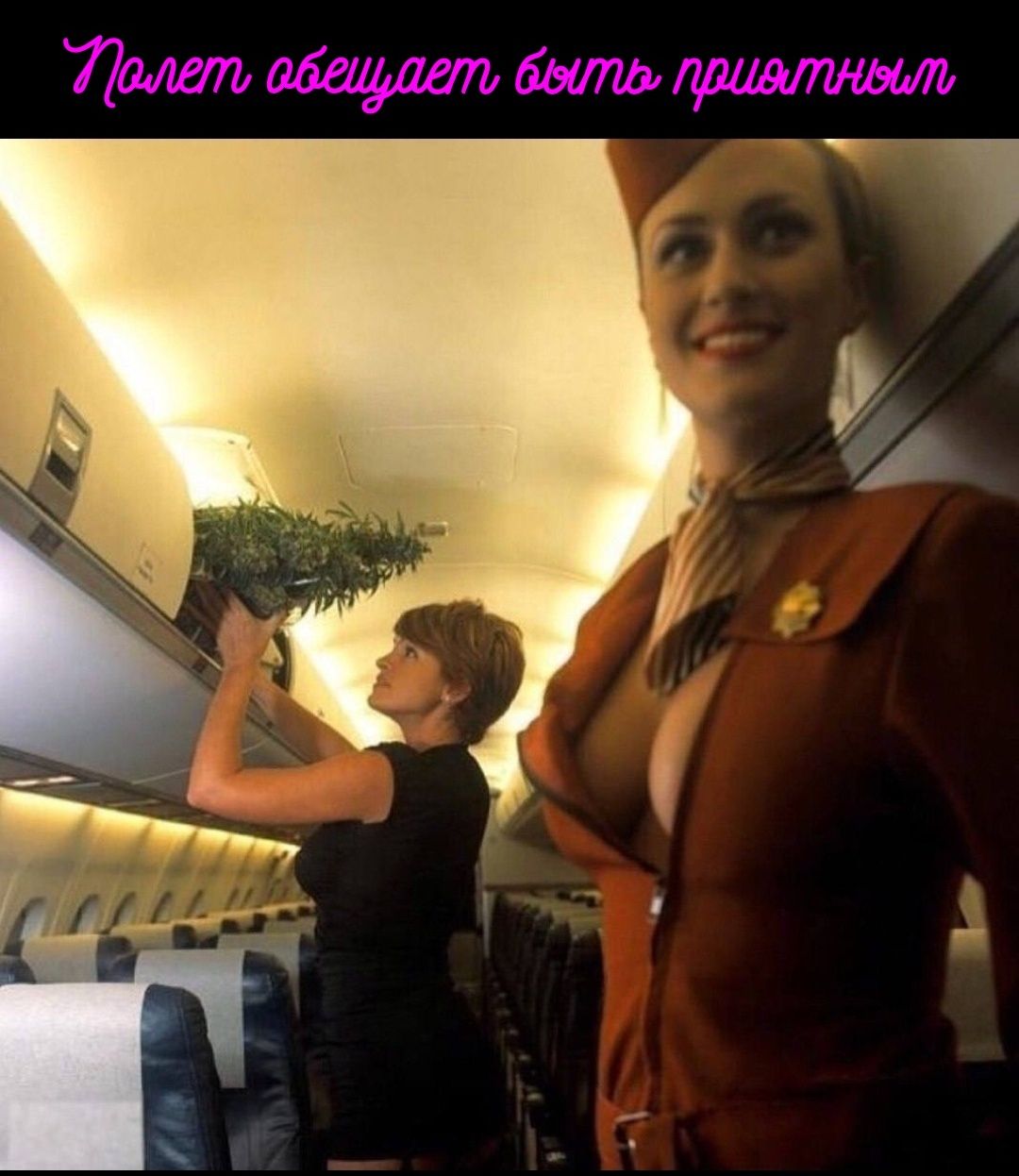 Полет обещает быть приятным