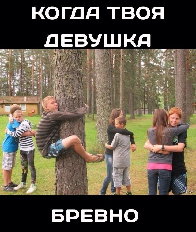 КОГДА ТВОЯ ДЕВУШКА БРЕВНО