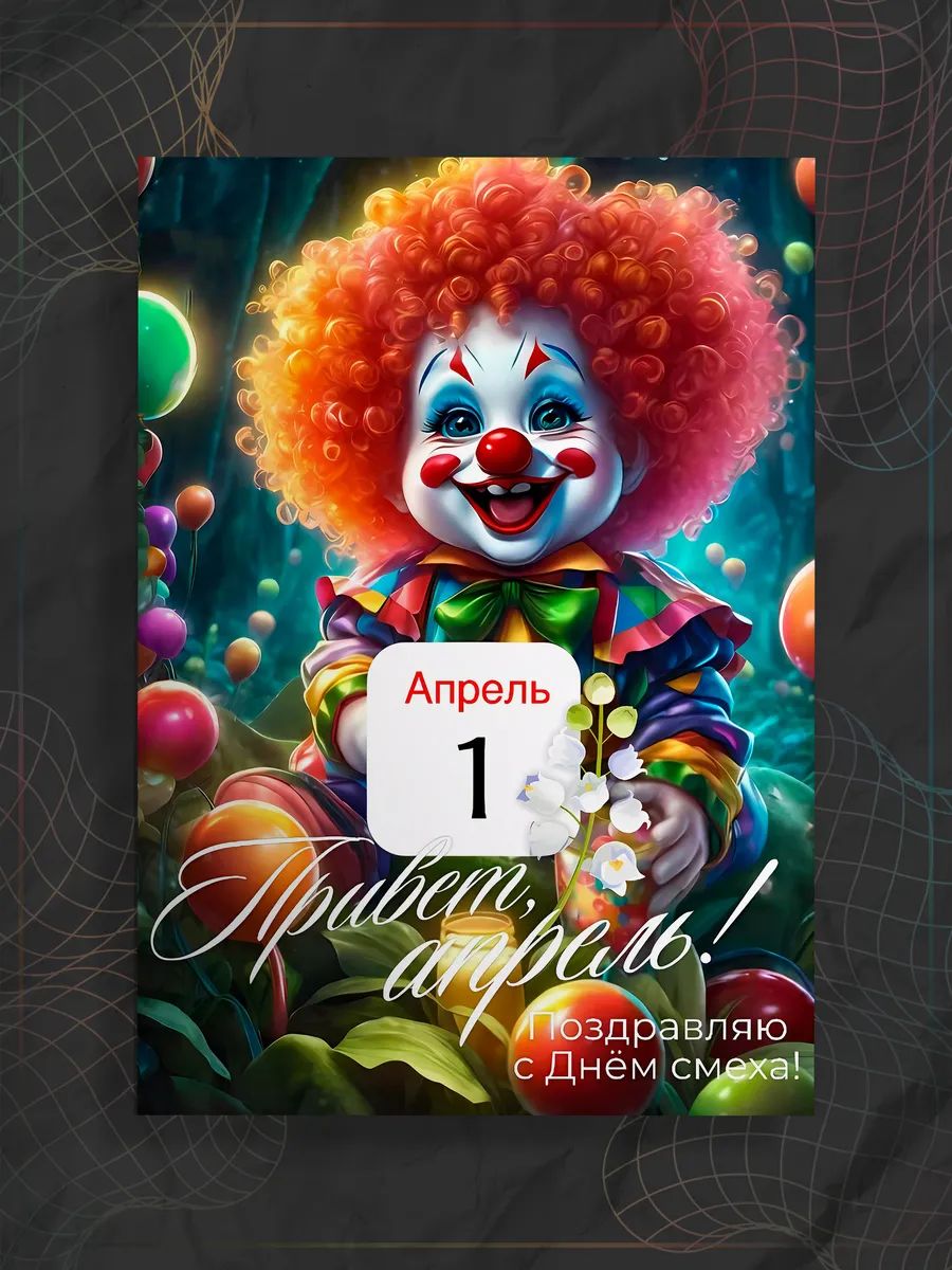 Апрель 1 Привет, апрель! Поздравляю с Днём смеха!