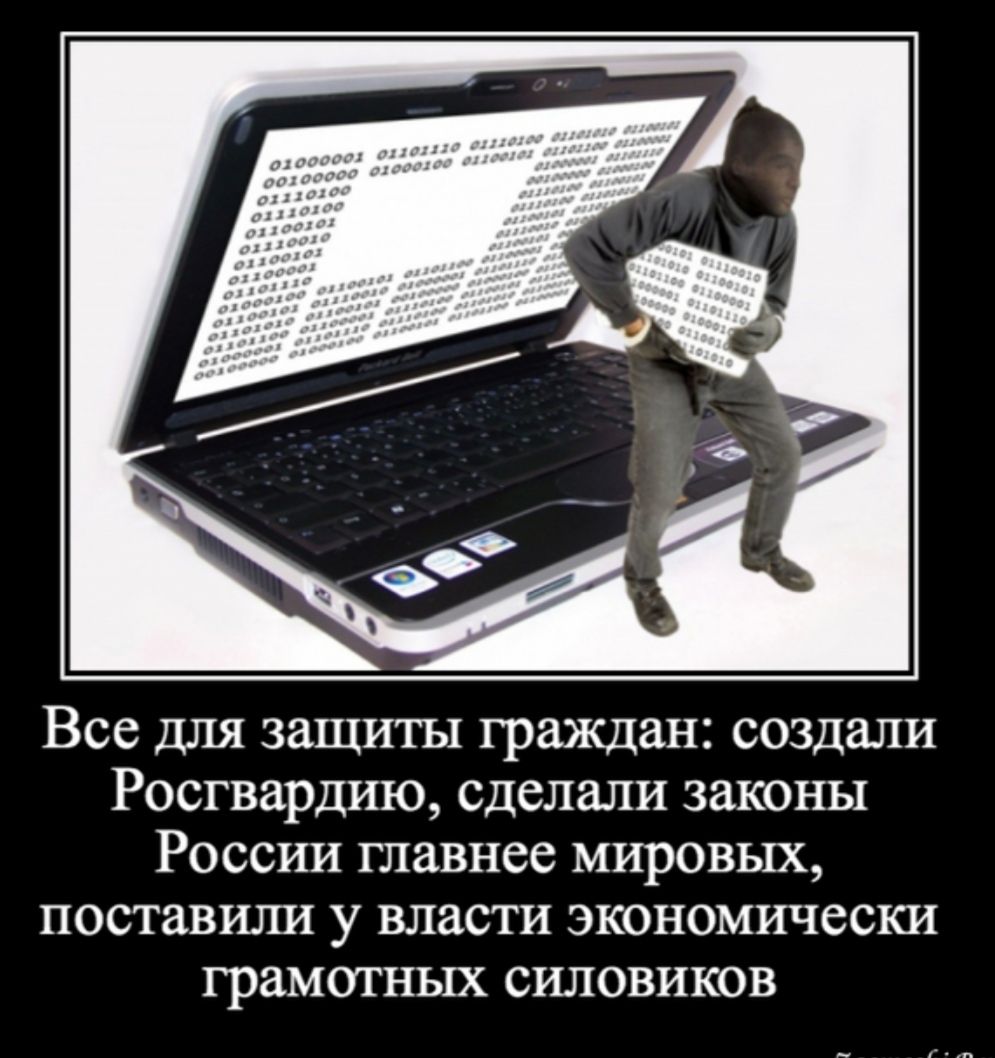 Все для защиты граждан создали Росгвардию сделали законы России главнее мировых поставили у власти экономически грамотных силовиков