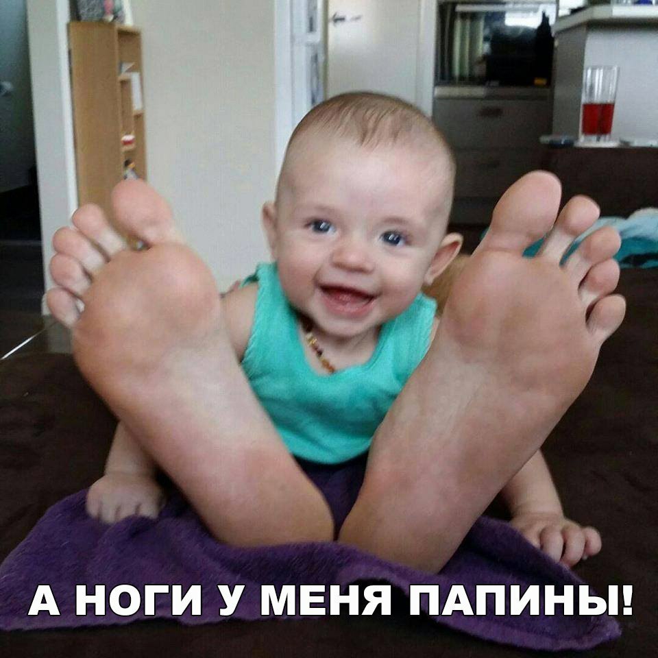 А НОГИ У МЕНЯ ПАПИНЫ
